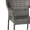 Flash Furniture Gray PE Rattan Wicker Patio Dining Chair, 2PK 2-TT-TT02-GY-GG - alternate 8